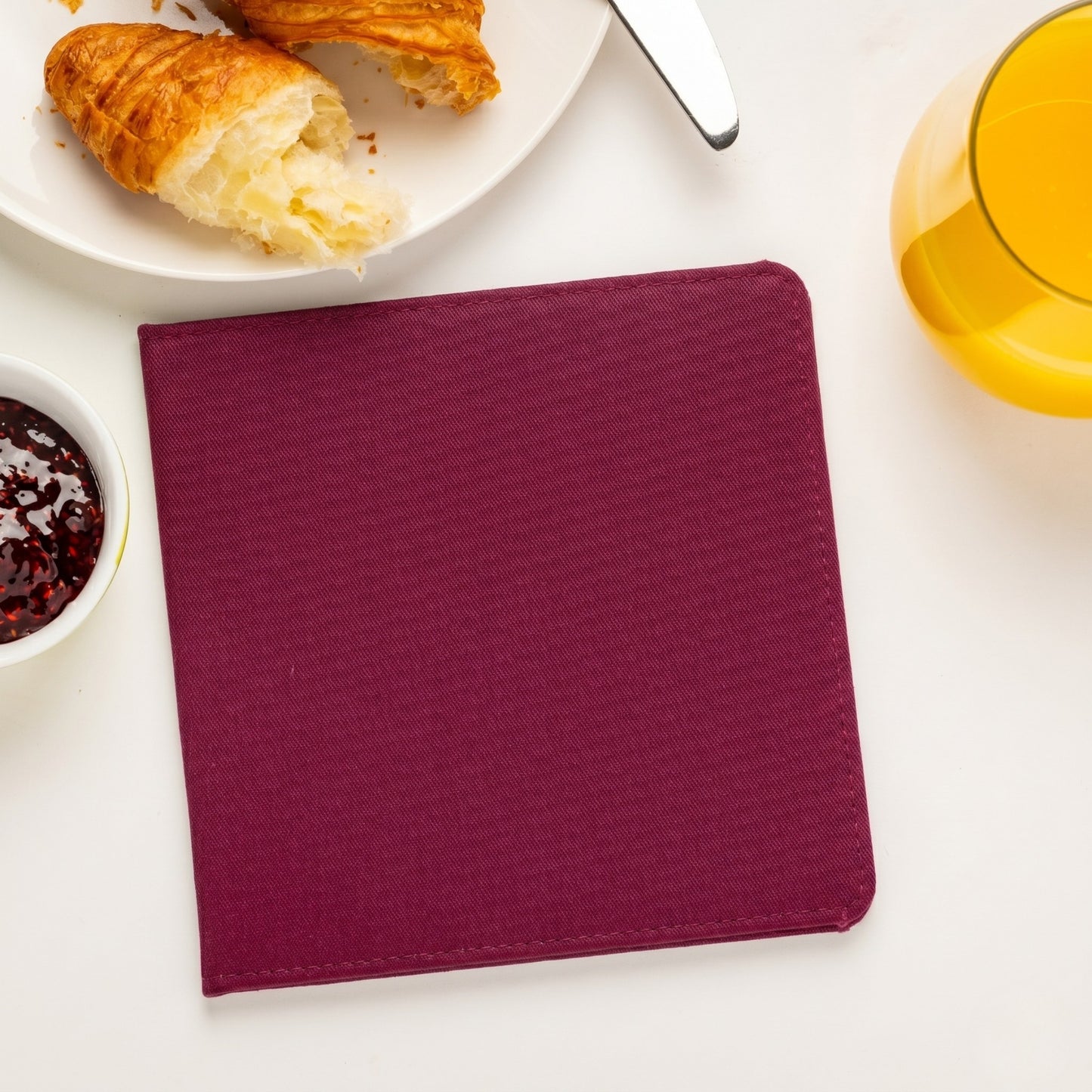 Blue Badge Wallet - Disabled Parking Permit Holder Burgundy Panama - UK Made
