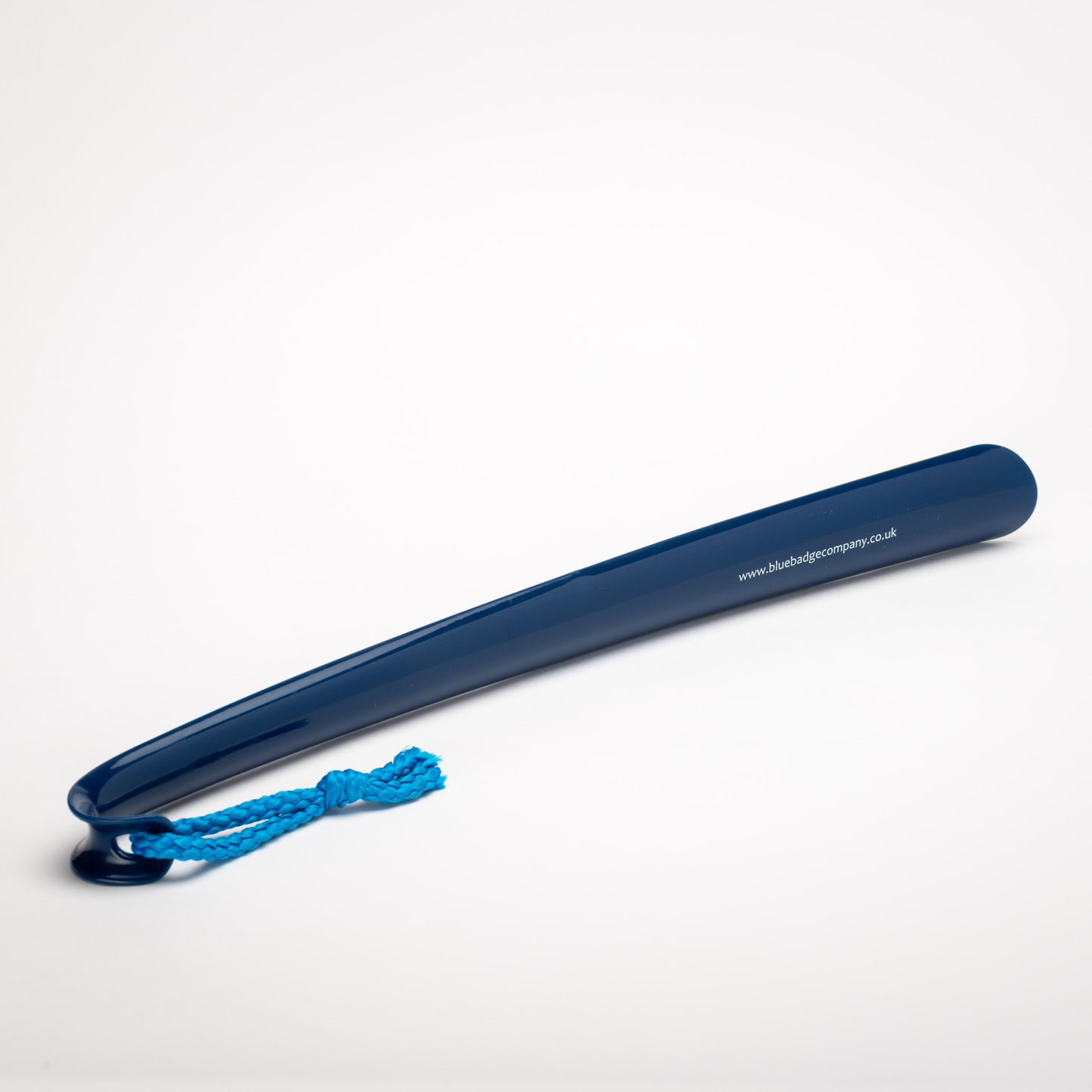 Long Handled 43cm Shoe Horn in Navy
