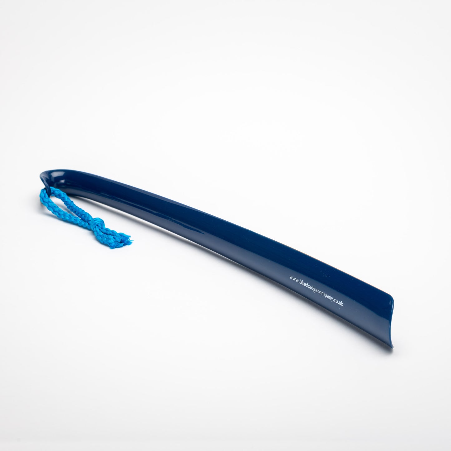 Long Handled 43cm Shoe Horn in Navy