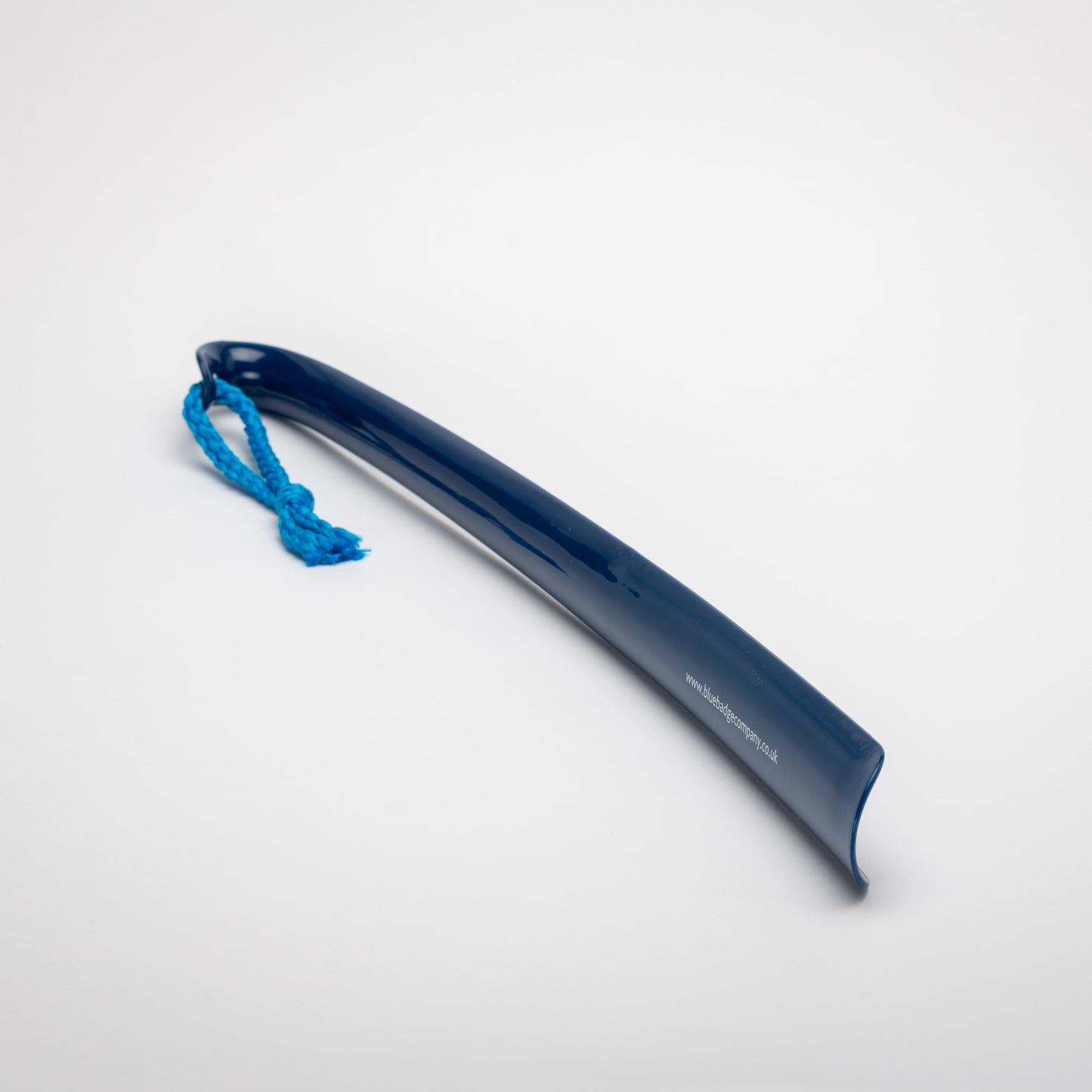Long Handled 43cm Shoe Horn in Navy