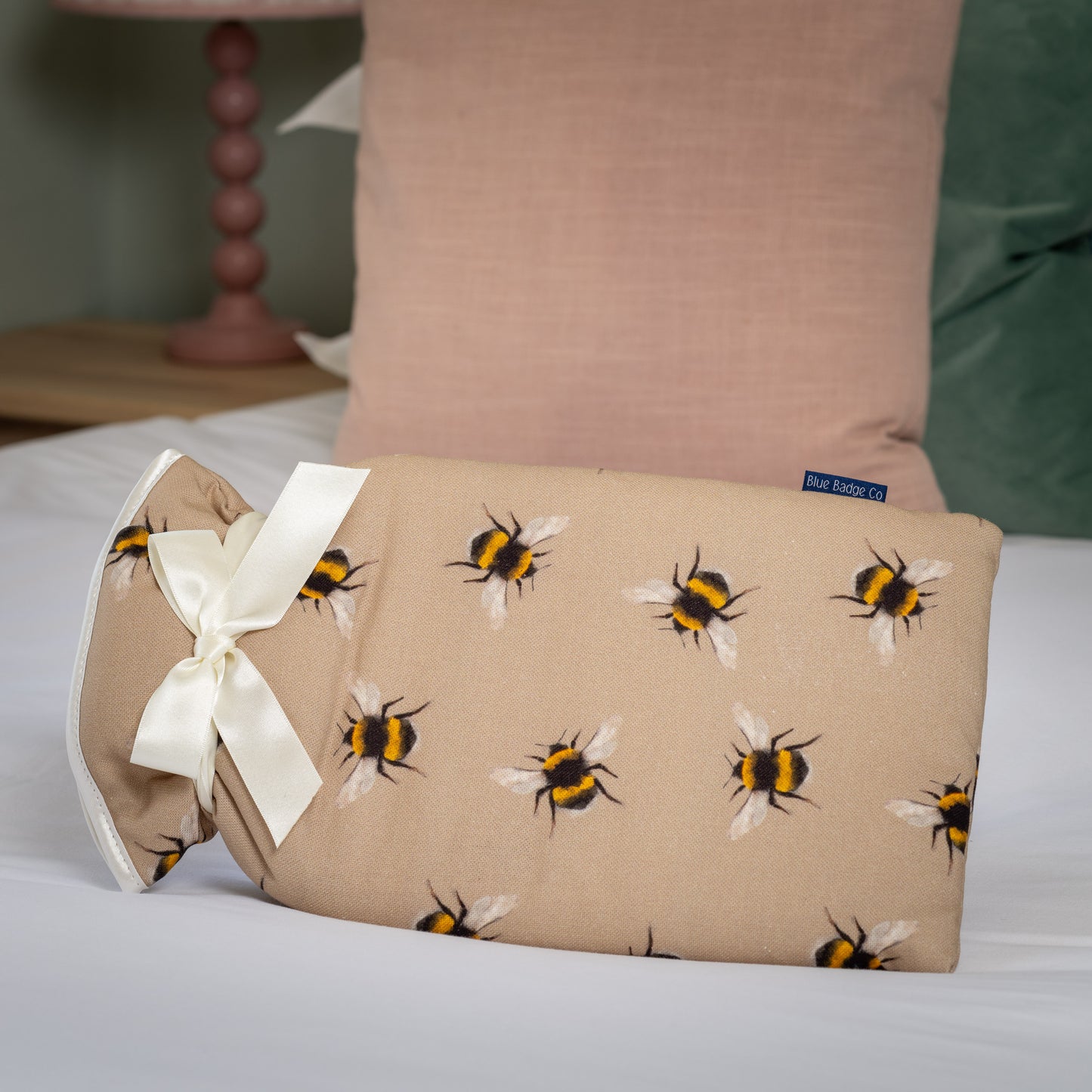 Large Hot Water Bottle in Bees