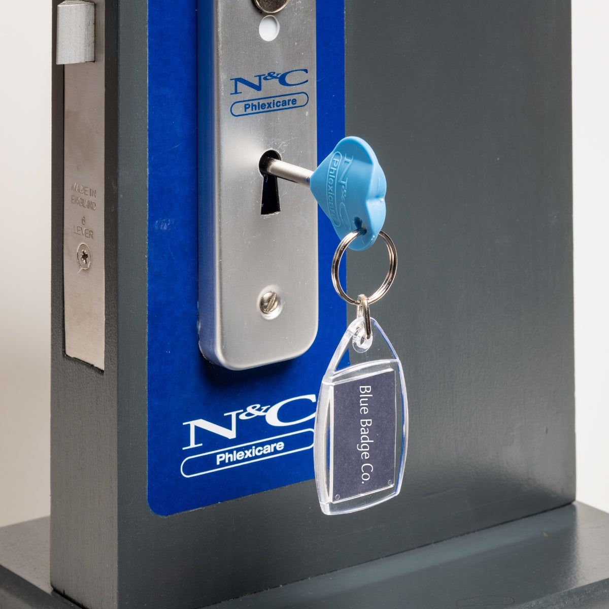 Triple Pack of Genuine RADAR Disabled Toilet Key with Keyring