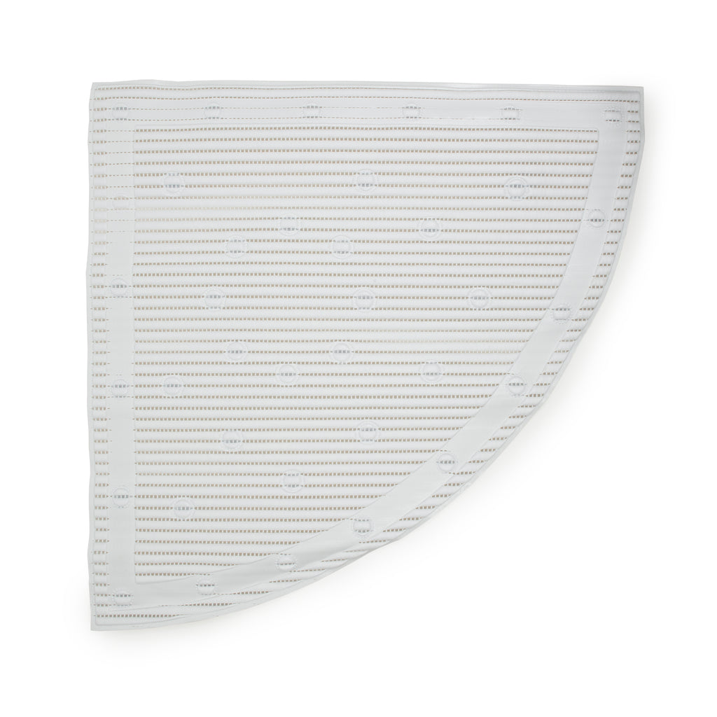 Non slip store corner shower mat
