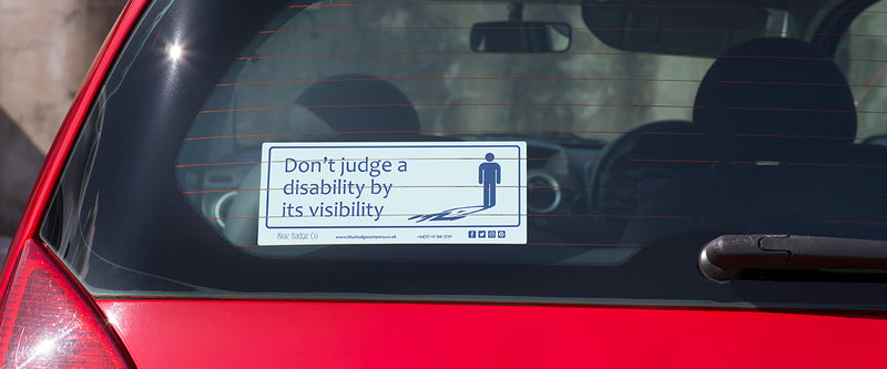 Blue Badge Co Disability Car Sticker