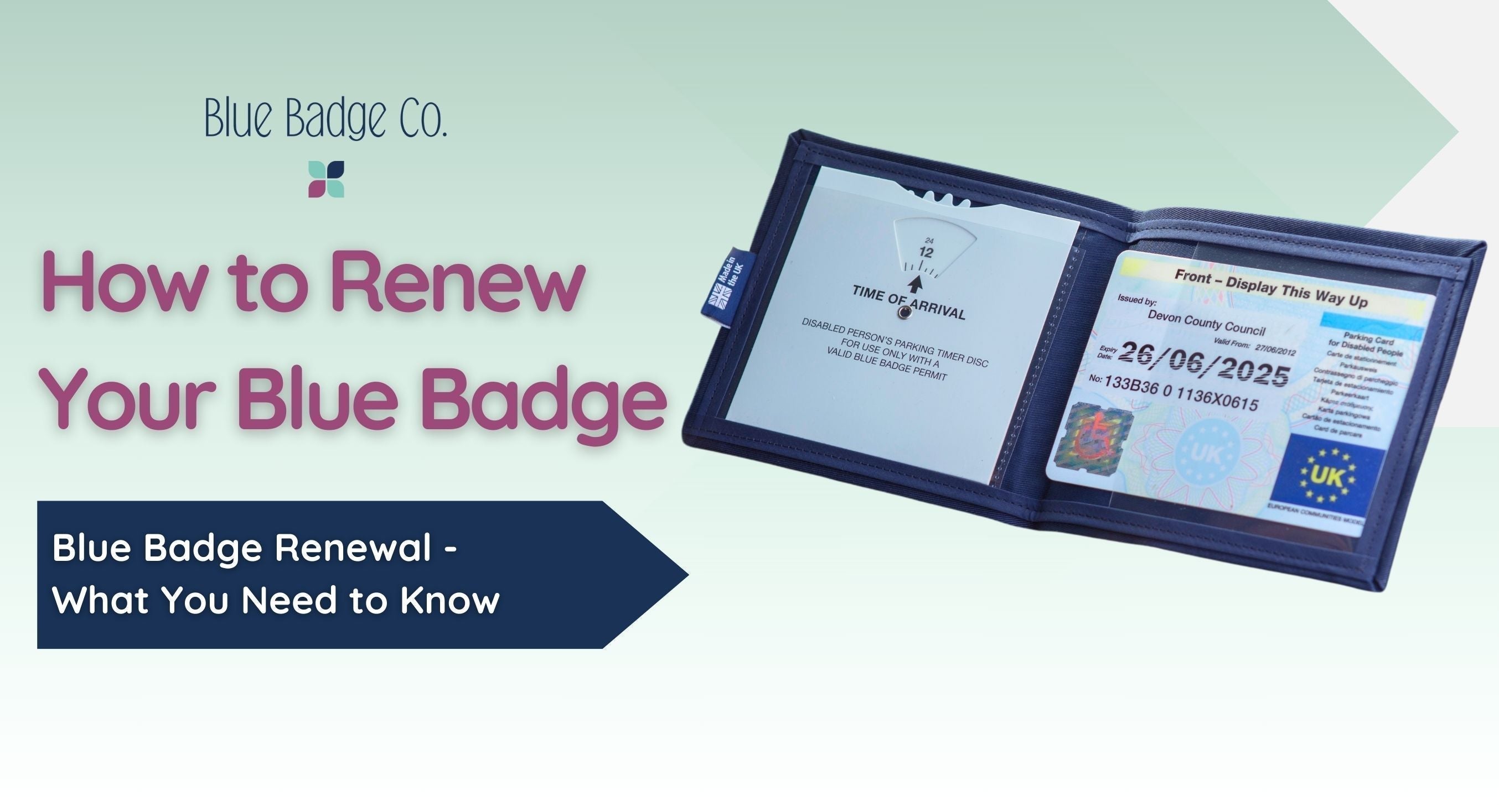 Return Your Badges Sign How to Renew Your Blue Badge – Page 3 – Blue Badge Co