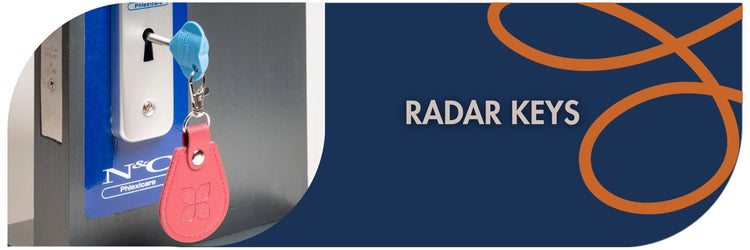 Genuine RADAR Keys and keyrings