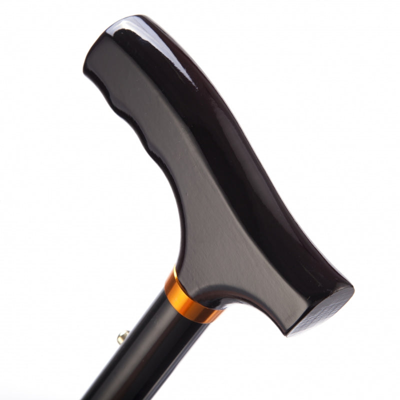 Folding Adjustable Walking Sticks - Black