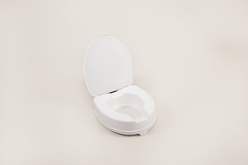 Atlantis Raised Toilet Seat with Lid - 10cm