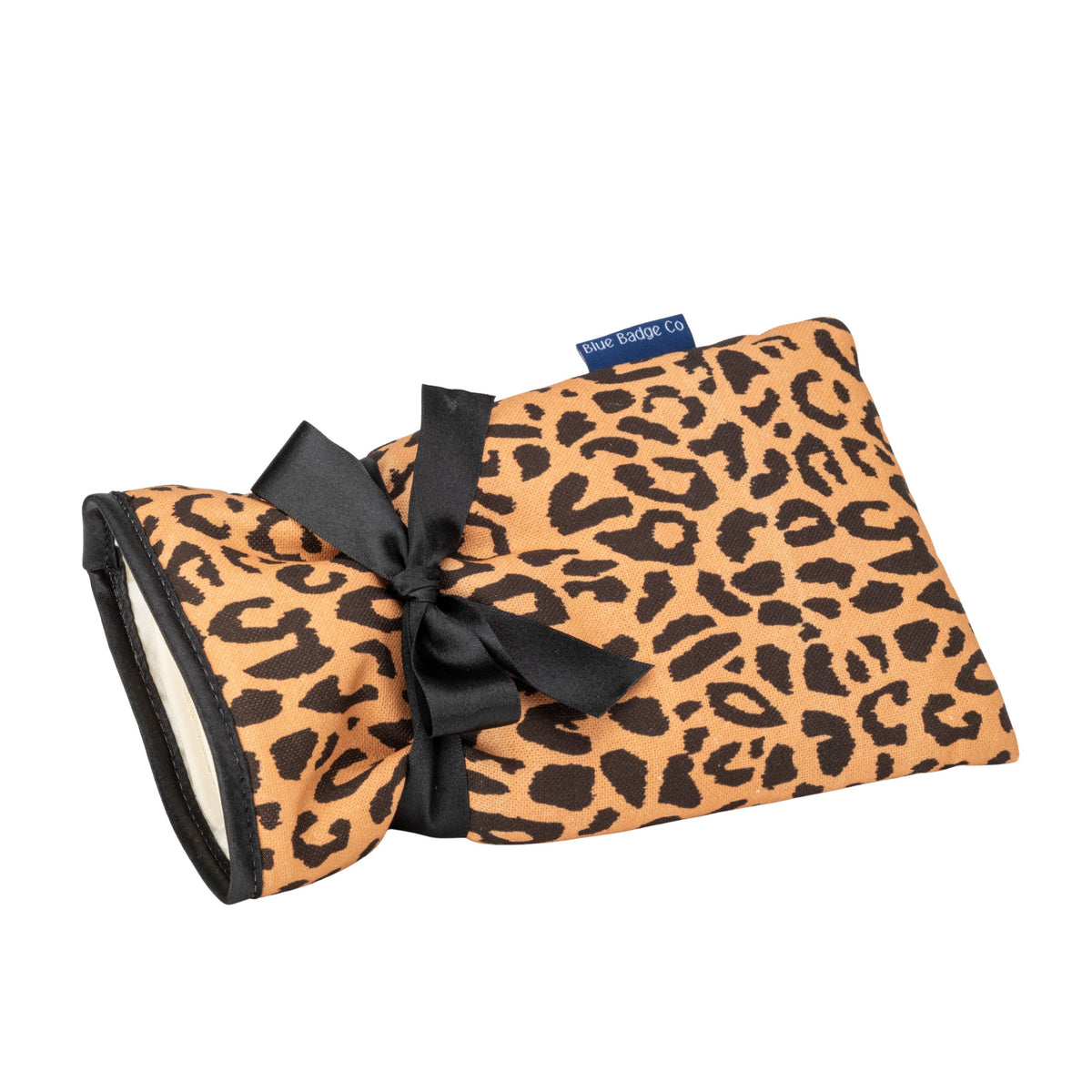 Mini Hot Water Bottle in Leopard - UK Made