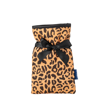 Mini Hot Water Bottle in Leopard - UK Made