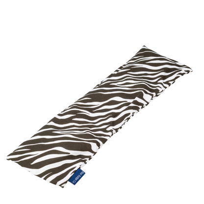 Lavender Wheat Warmer, Heated Wheat Bag in Zebra Fabric - UK Made