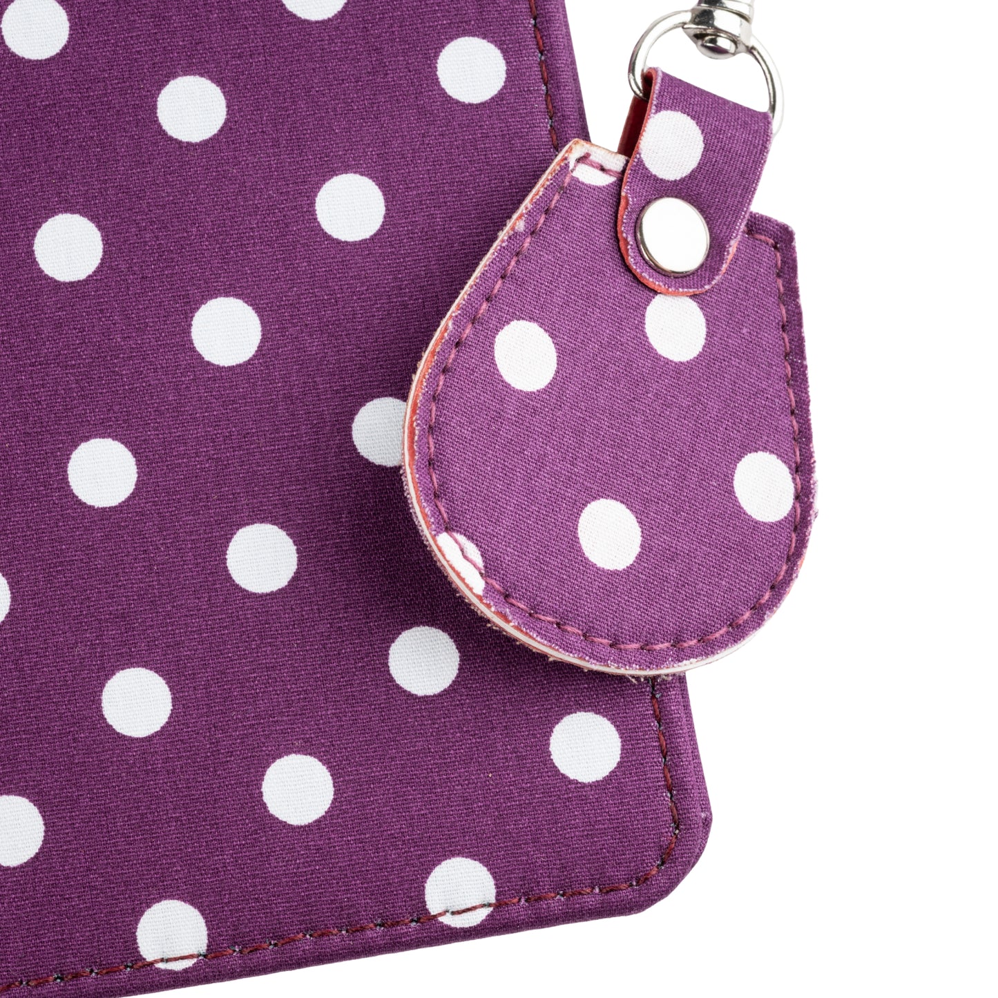 Disabled Blue Badge Wallet, Keyring and RADAR Key in Spotty Grape - UK Made