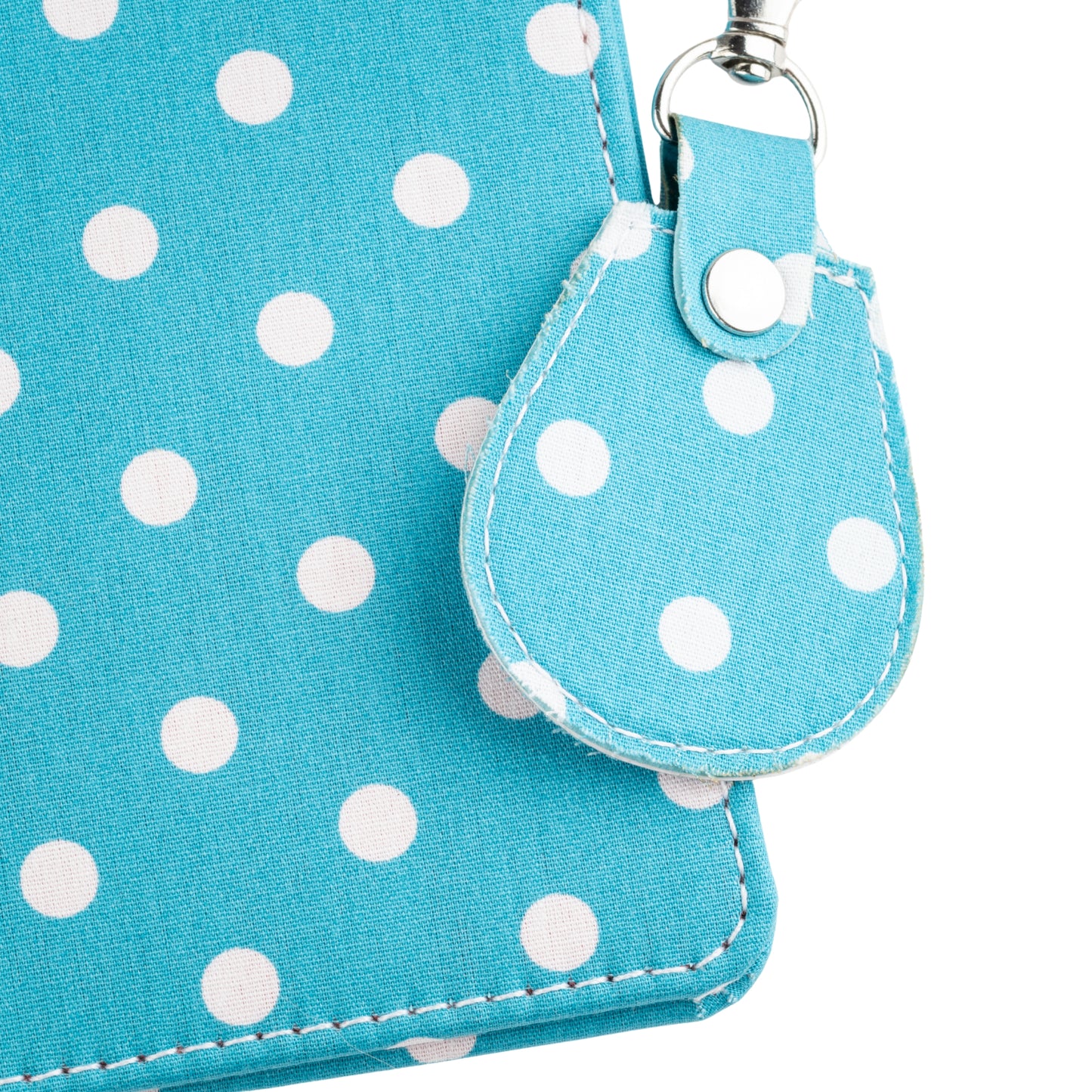 Disabled Blue Badge Wallet, Keyring and RADAR Key in Spotty Aquamarine - UK Made
