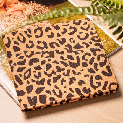 Blue Badge Wallet - Disabled Parking Permit Holder Leopard - UK Made