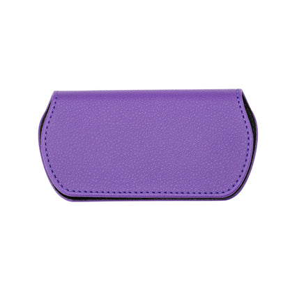 Slim Magnetic Close Glasses Cases Made from Recycled Bottles in Purple