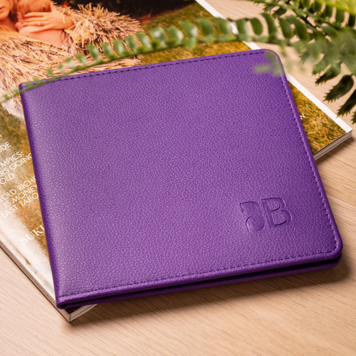 Blue Badge Wallet - Disabled Parking Permit Holder Recycled Bottles Purple - UK Made