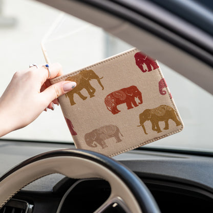 Blue Badge Wallet - Disabled Parking Permit Holder Nelly Elephant - UK Made