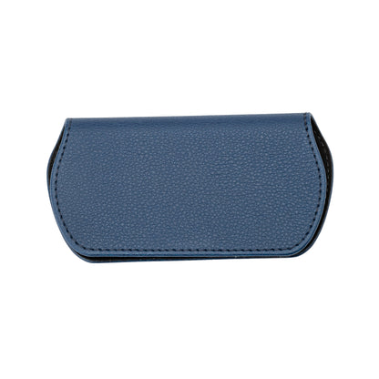 Slim Magnetic Close Glasses Cases Made from Recycled Bottles in Navy