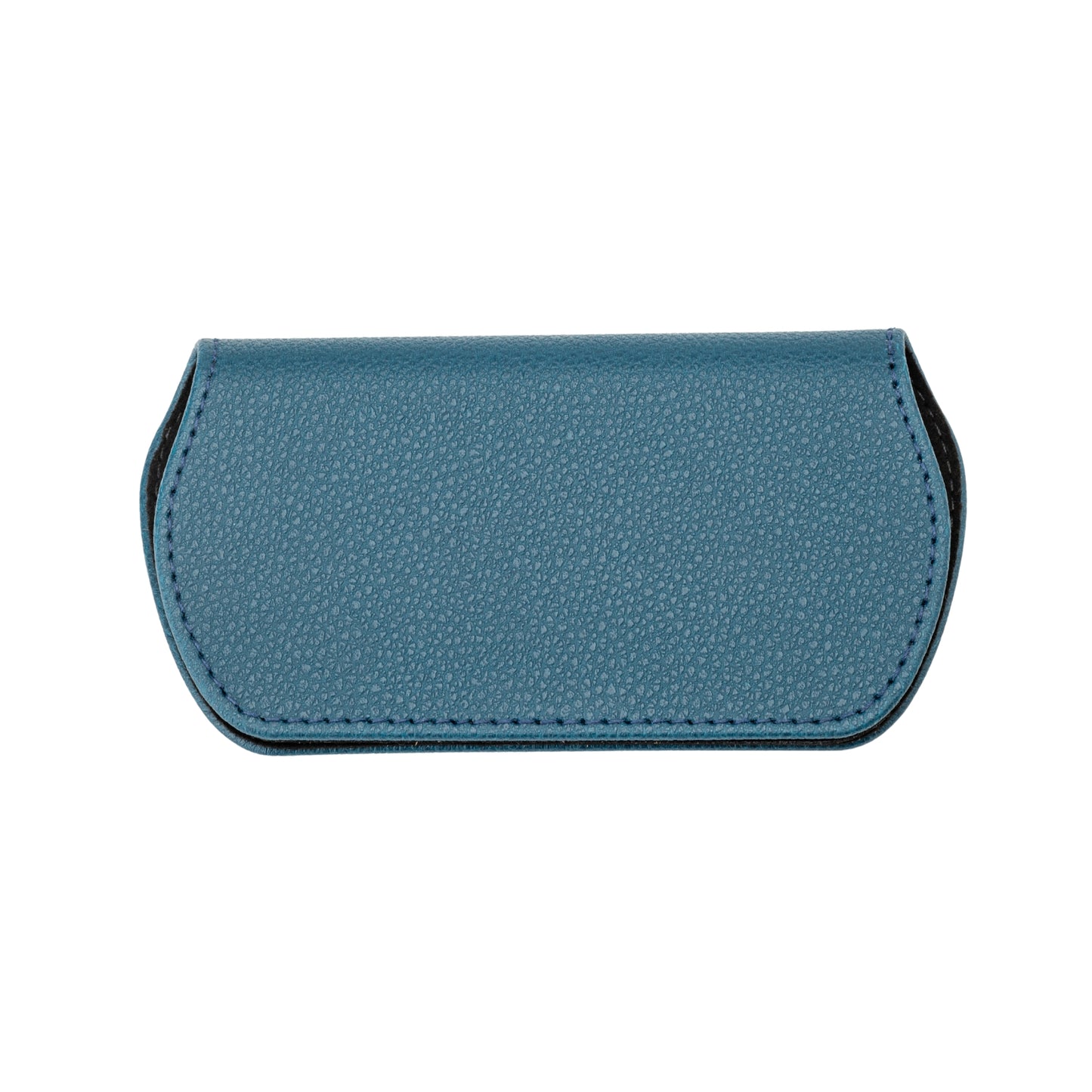 Slim Magnetic Close Glasses Cases Made from Recycled Bottles in Peacock