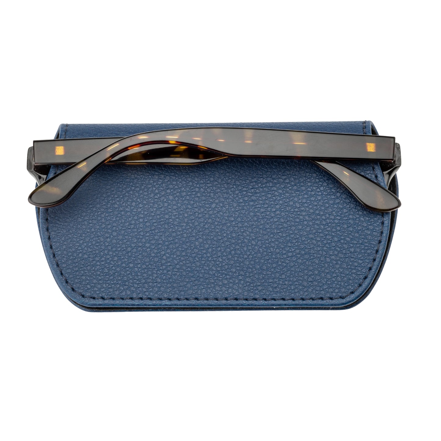 Slim Magnetic Close Glasses Cases Made from Recycled Bottles in Navy