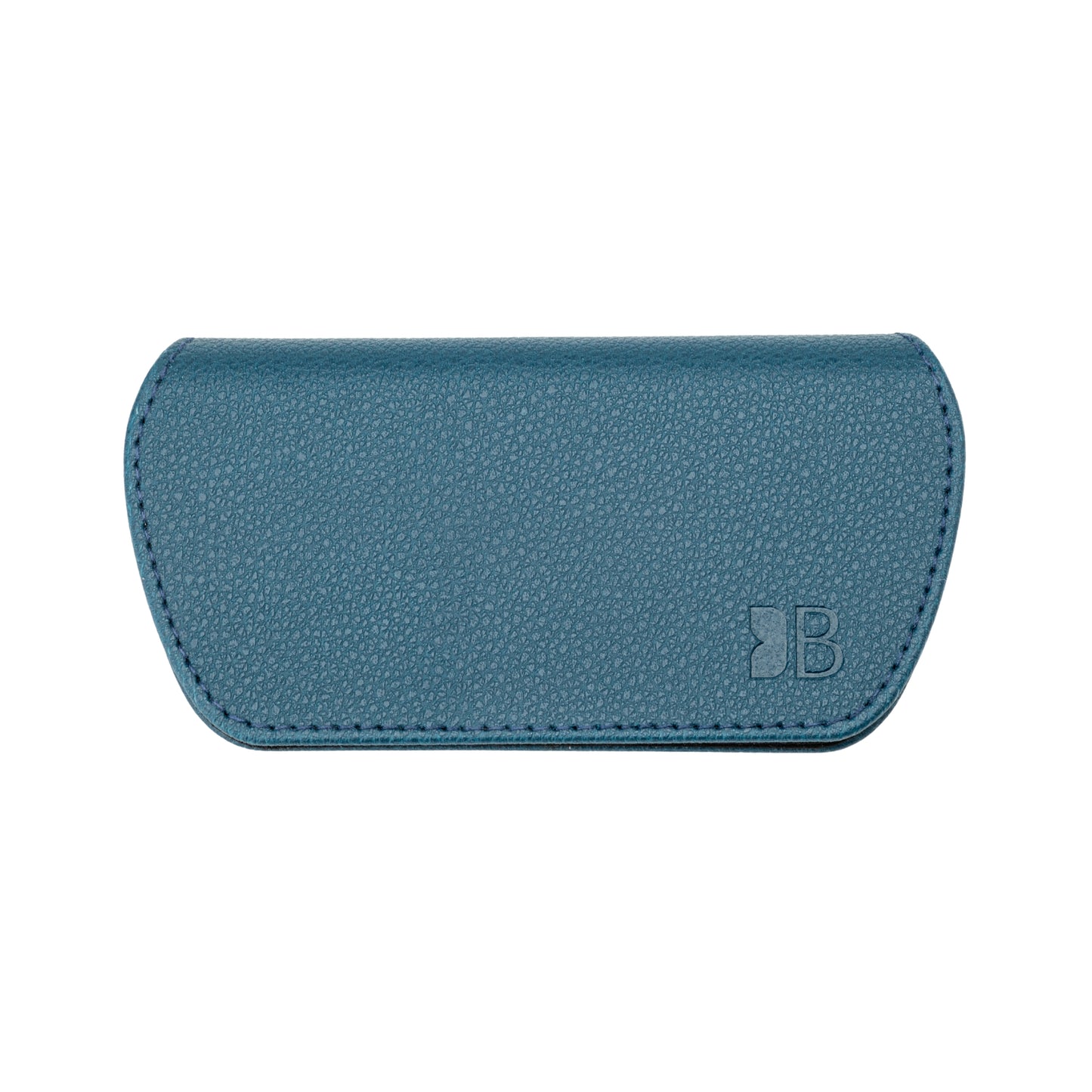 Slim Magnetic Close Glasses Cases Made from Recycled Bottles in Peacock