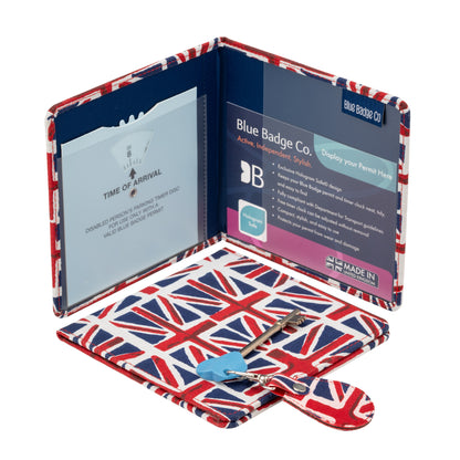 Disabled Blue Badge Wallet, Keyring and RADAR Key in Union Jack - UK Made