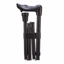 Arthritis Grip Cane - Folding and Adjustable Black