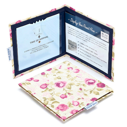 Disabled Blue Badge Wallet, Keyring and RADAR Key in Mulberry Rose