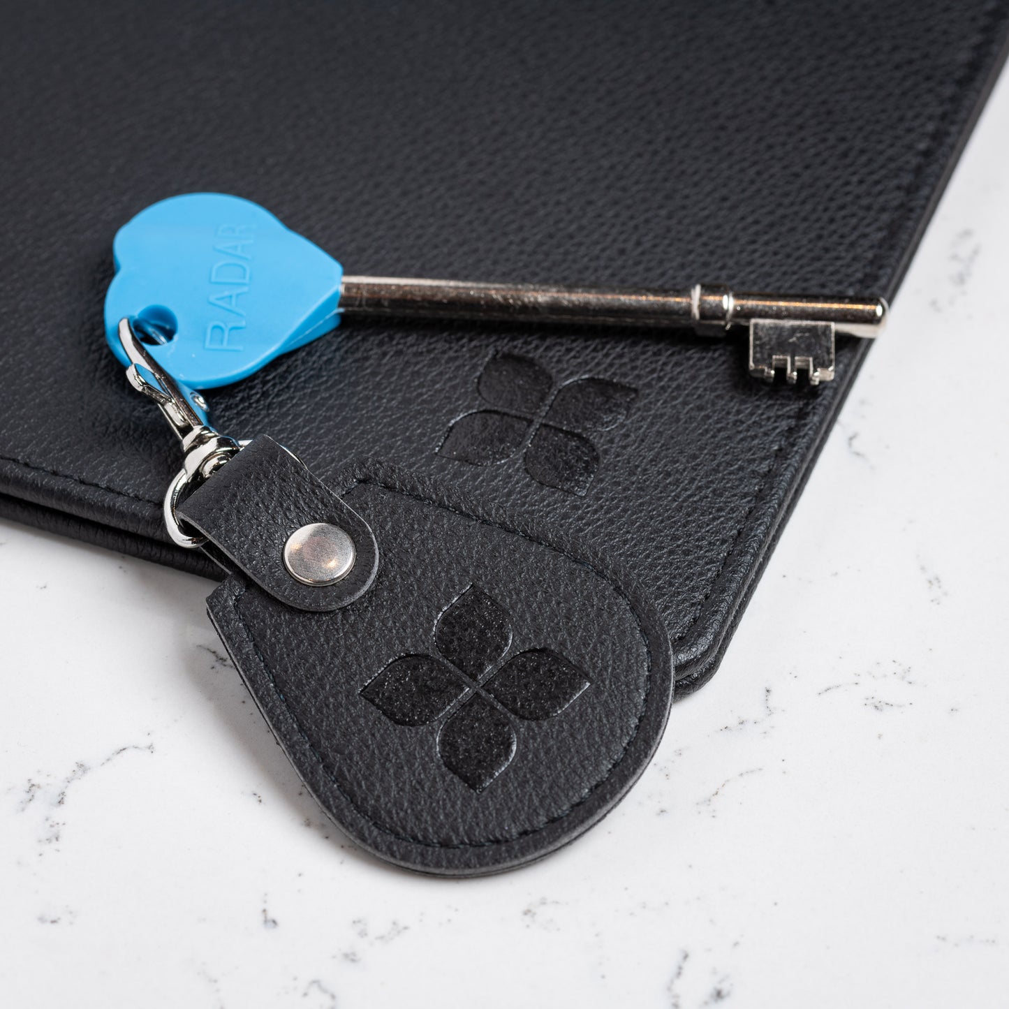 Eco-Friendly Blue Badge Permit Wallet & Radar Key – Made from Recycled Bottles in Black