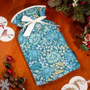 Large Hot Water Bottle in William Morris Mallow Teal