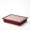Bean Bag Cushioned Lap Tray in William Morris Strawberry Theif Plum