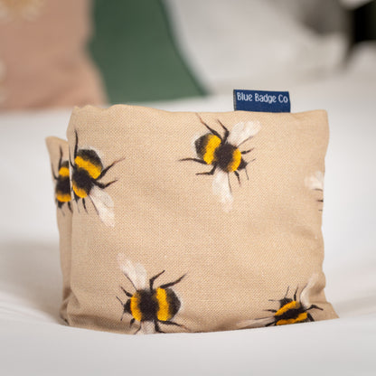 Lavender Wheat Warmer, Heated Wheat Bag in Bees