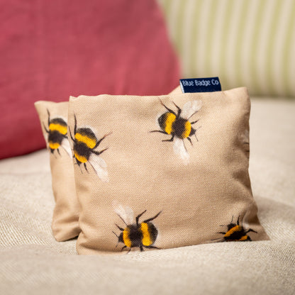 Lavender Wheat Warmer, Heated Wheat Bag in Bees