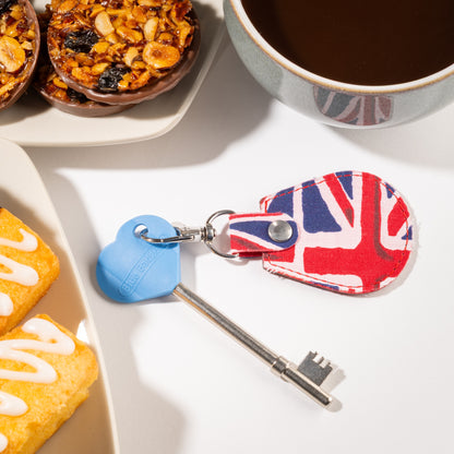 Genuine RADAR Disabled Toilet Key and Fabric Keyring in Union Jack - UK Made