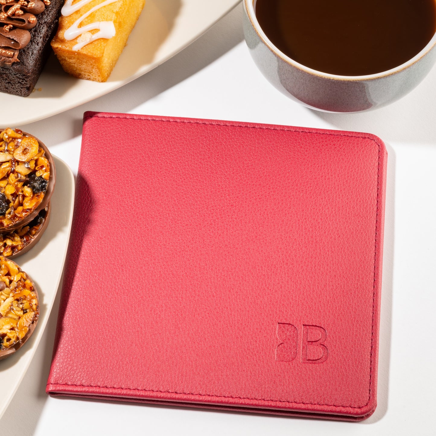 Blue Badge Wallet - Disabled Parking Permit Holder Recycled Bottles Red - UK Made