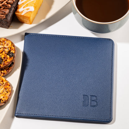 Blue Badge Wallet - Disabled Parking Permit Holder Recycled Bottles Navy - UK Made