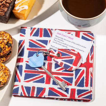 Disabled Blue Badge Wallet, Keyring and RADAR Key in Union Jack - UK Made