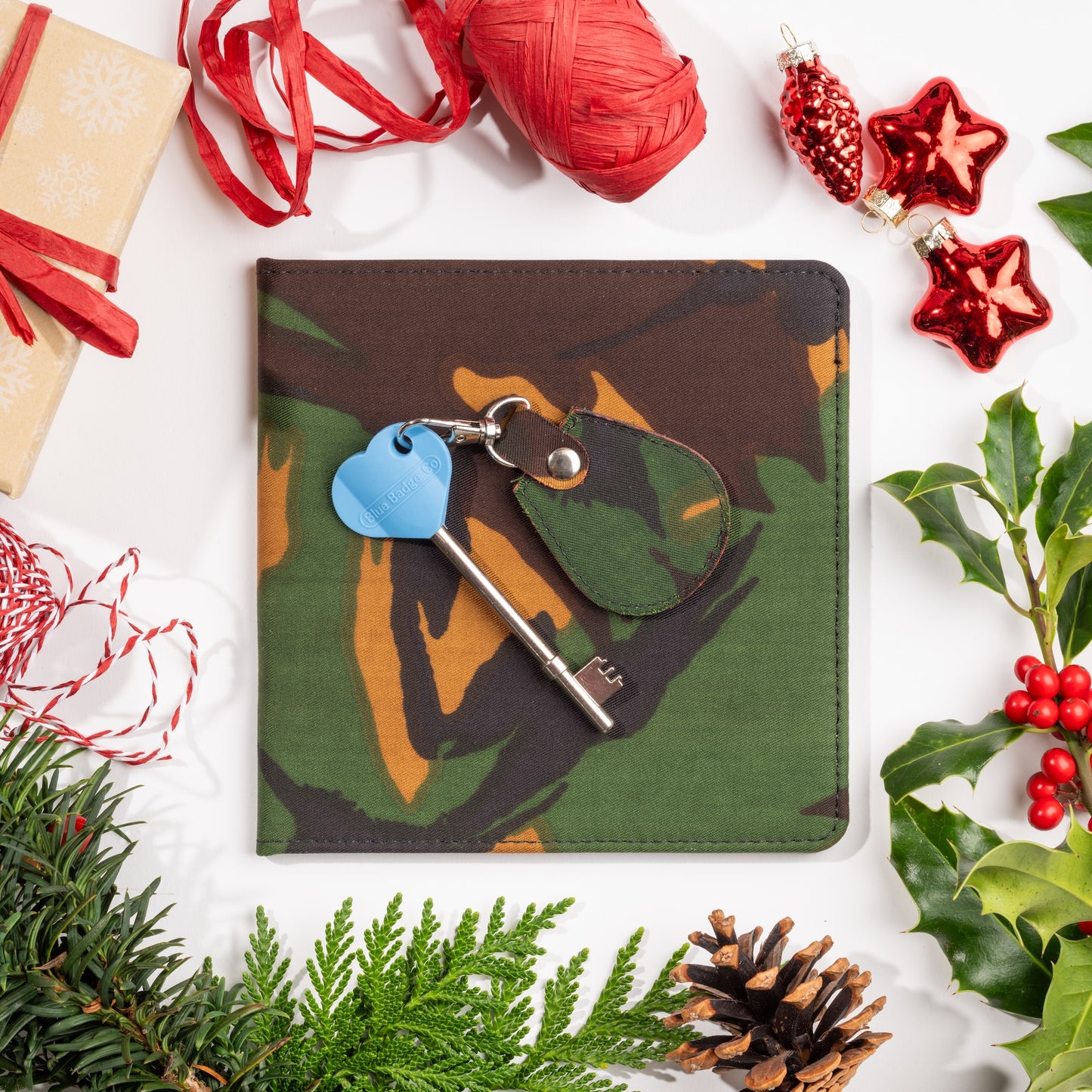 Disabled Blue Badge Wallet, Keyring and RADAR Key in Army Camo - UK Made