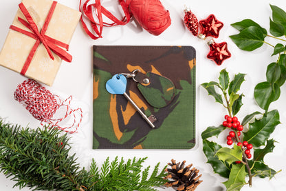 Disabled Blue Badge Wallet, Keyring and RADAR Key in Army Camo - UK Made