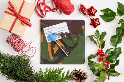 Disabled Blue Badge Wallet, Keyring and RADAR Key in Army Camo - UK Made