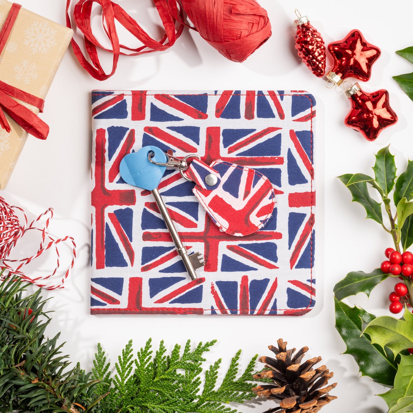 Disabled Blue Badge Wallet, Keyring and RADAR Key in Union Jack - UK Made