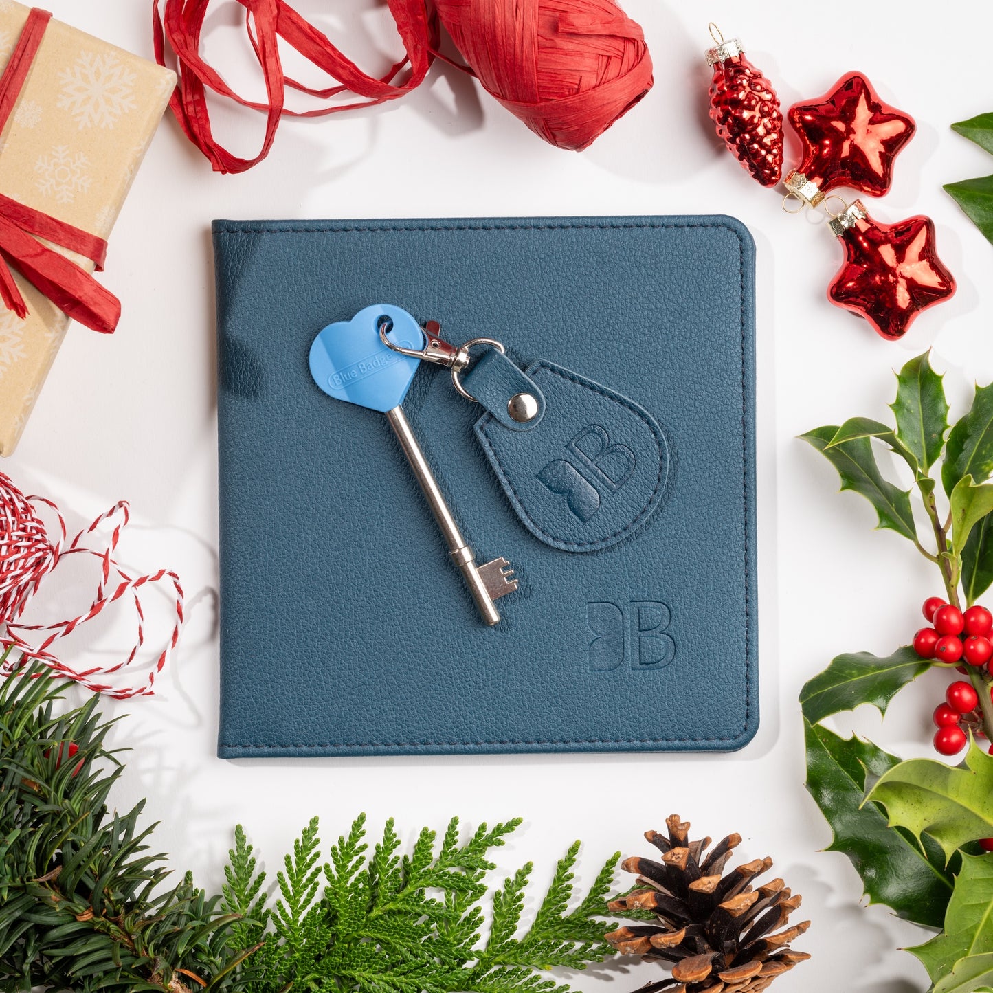 Disabled Blue Badge Wallet, Keyring and RADAR Key in Recycled Bottles Green - UK Made