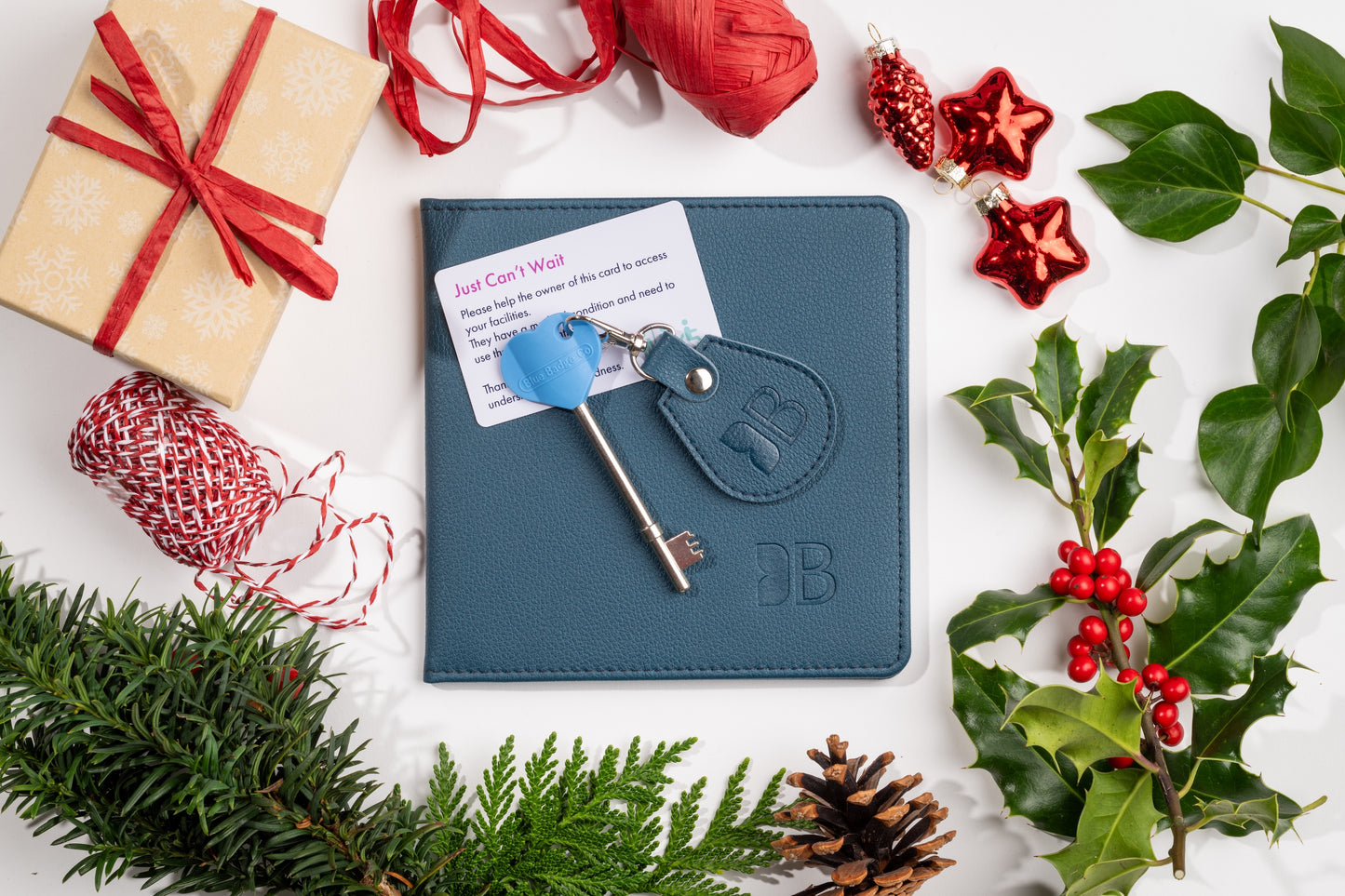 Disabled Blue Badge Wallet, Keyring and RADAR Key in Recycled Bottles Green - UK Made