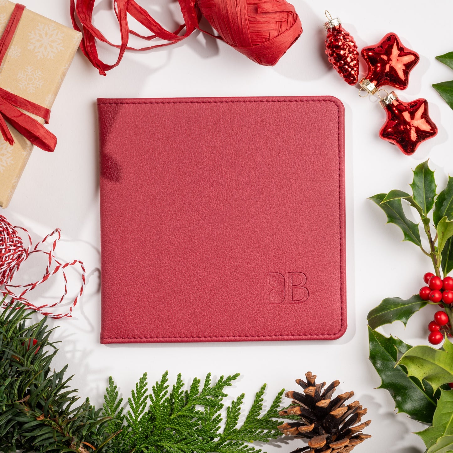 Blue Badge Wallet - Disabled Parking Permit Holder Recycled Bottles Red - UK Made