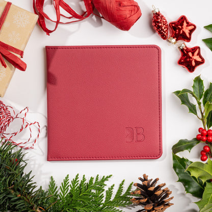 Blue Badge Wallet - Disabled Parking Permit Holder Recycled Bottles Red - UK Made