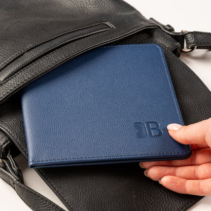 Blue Badge Wallet - Disabled Parking Permit Holder Recycled Bottles Navy - UK Made