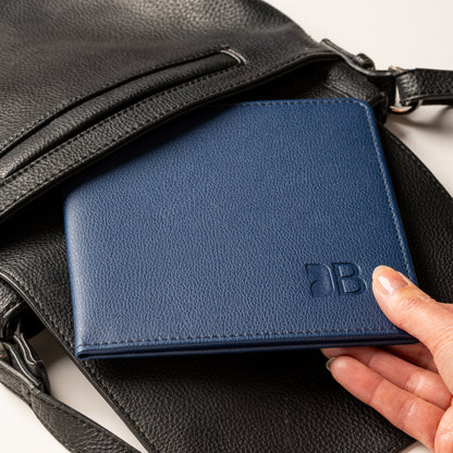 Blue Badge Wallet - Disabled Parking Permit Holder Recycled Bottles Navy - UK Made