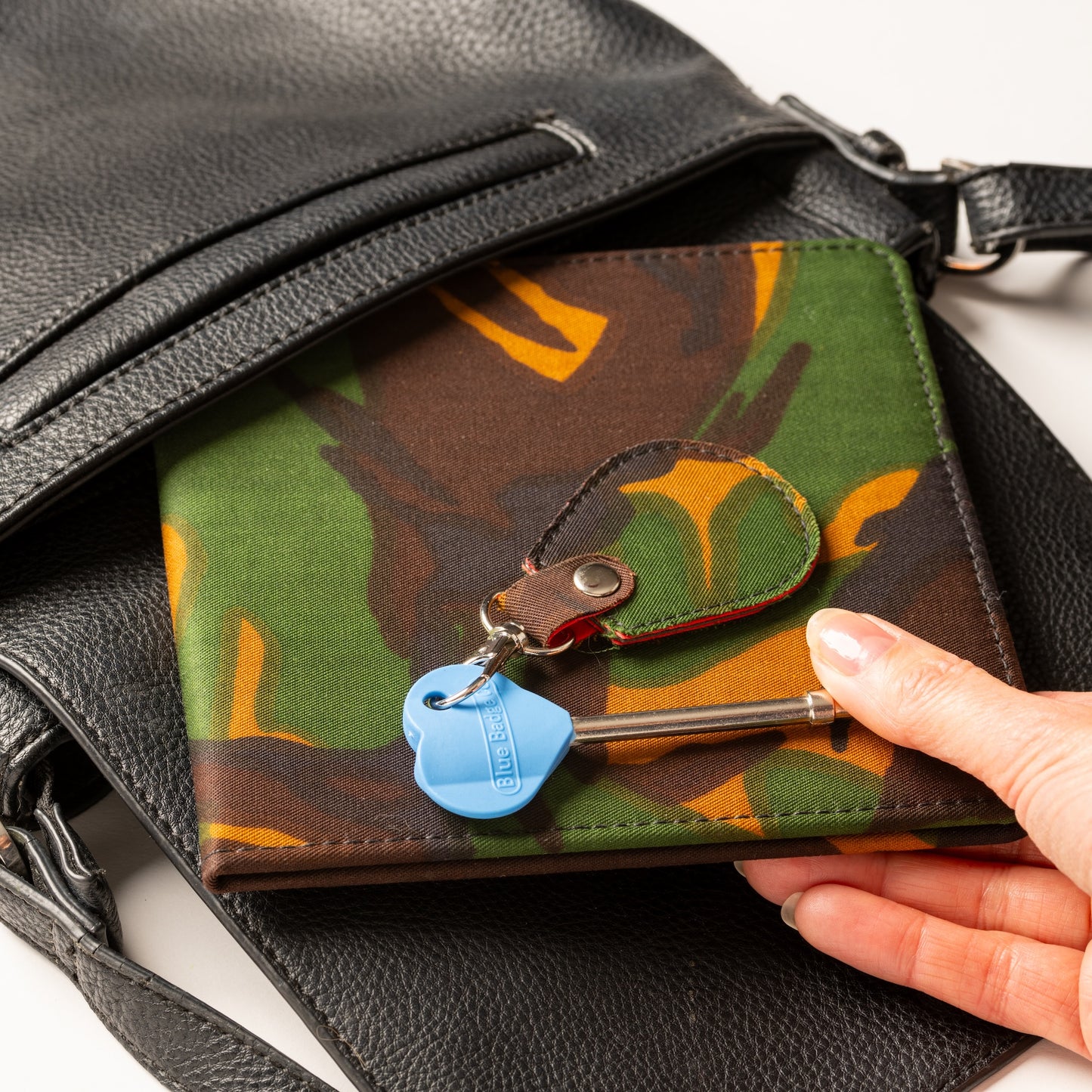 Disabled Blue Badge Wallet, Keyring and RADAR Key in Army Camo - UK Made