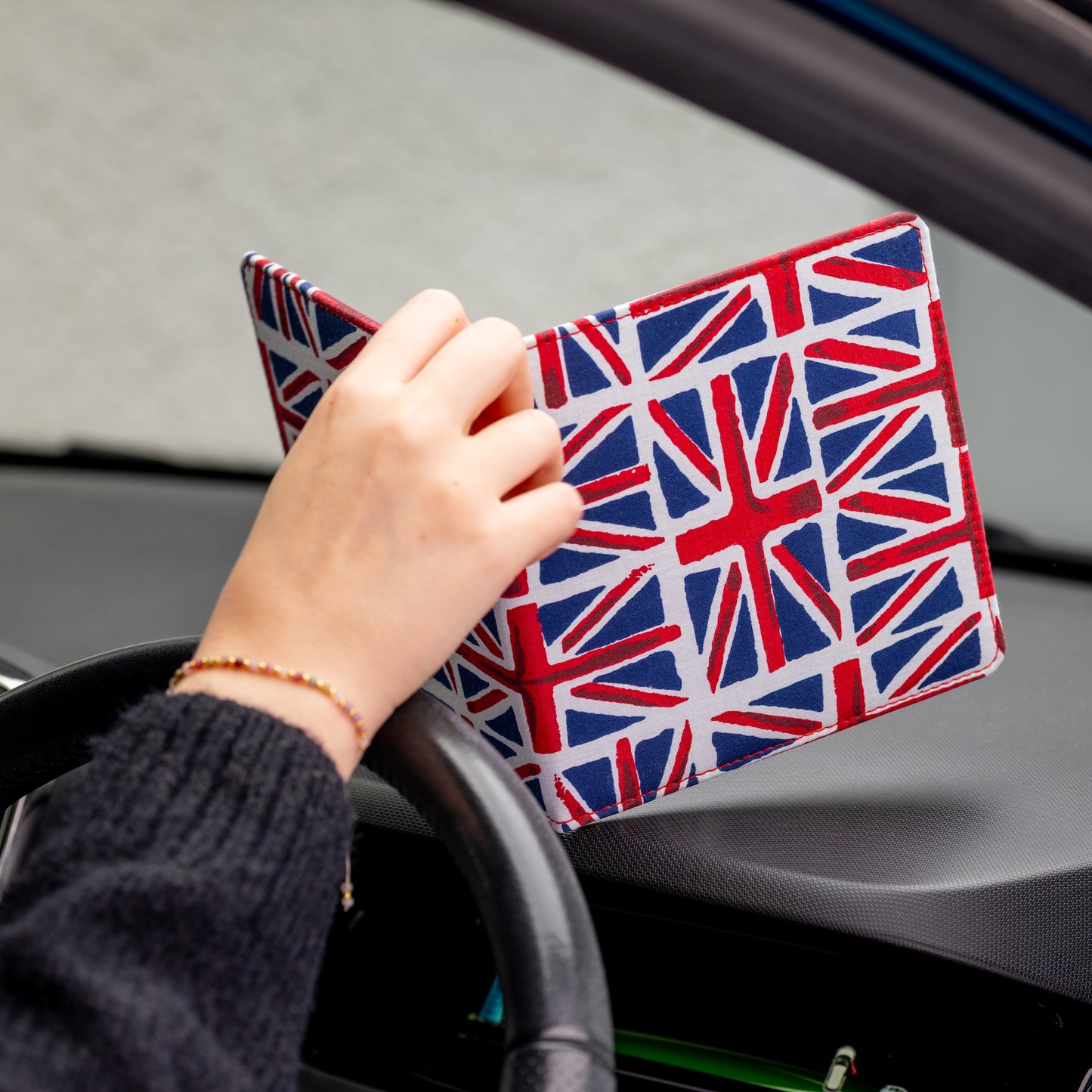 Blue Badge Wallet - Disabled Parking Permit Holder Union Jack -UK Made