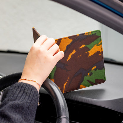 Blue Badge Wallet - Disabled Parking Permit Holder Army Camo - UK Made